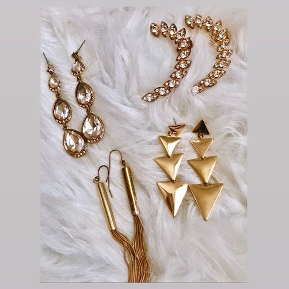 Gorgeous gold earrings - Picture 1 of 2